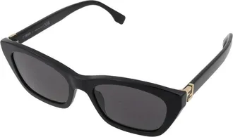 MAISON FENDI FE40205I Cat-Eye Black Sunglasses - Black