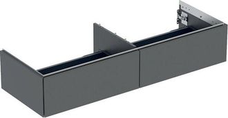 Keramag Keramag - Geberit One Mueble Bajo Lavabo Para Encimera, 2 Cajones