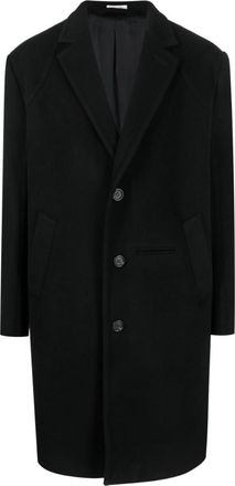 Alexander McQueen Black Oversize Fit Coat