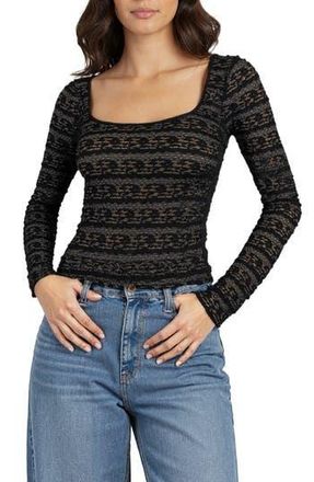 All in Favor Lace Top in Black at Nordstrom Rack, Size X-Small