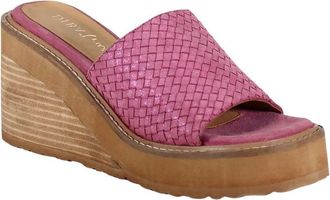 Diba Womens Stare Down Platform Wedge Heel In Pink
