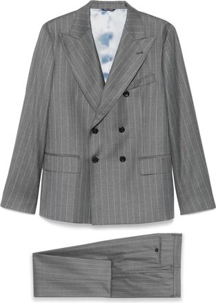 Reveres 1949 Completo gessato - Grigio