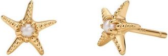 Made by Mary Starfish Stud Earrings in Gold Vermeil at Nordstrom