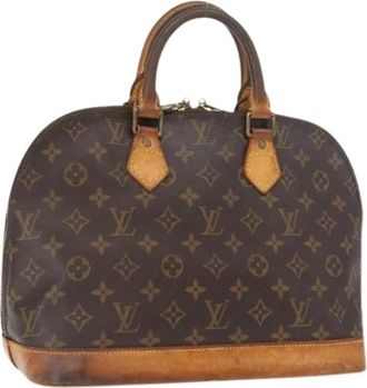 Louis Vuitton Pre-owned Handbags, female, Brown, Size: ONE SIZE Pre-owned Canvas Handbag