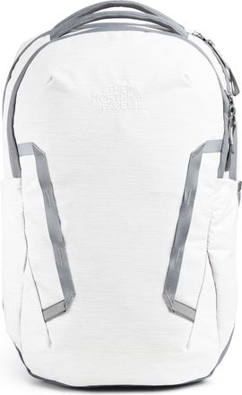 The North Face Womens Vault Everyday Laptop Backpack, Tnf White Metallic M&eacute;lange/Mid Grey-npf, One Size, Womens Vault