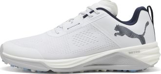 Puma Puma Mens Golf Shoe, Puma White-deep Navy, 10.5