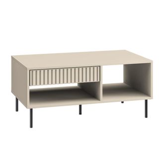Petits Meubles Mesa de centro 1 caj&oacute;n cachemira melamina beige