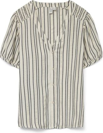 Vero Moda Gestreepte blouse met V-hals