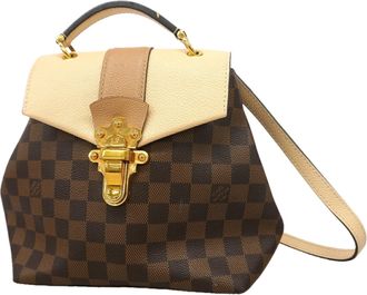 Louis Vuitton Cream Ebene Backpack (Pre-Owned)