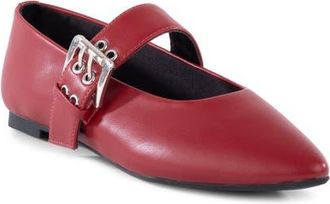 BC Footwear Spinning Around Mary Jane Flat in Red at Nordstrom, Size 8.5