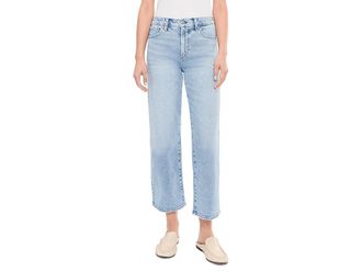 Madewell The Perfect Vintage Wide-Leg Crop Jean in Raebrook Womens Jeans Raebrook Wash : 32 25, Cotton/Denim/Elastane