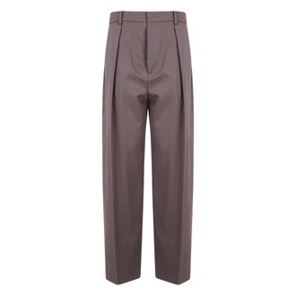 N&deg;21 Gecropt Tailored Broeken - Dames - Broeken - Bruin - Maat: 2XS