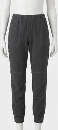 Spanx Stretch Twill Cargo Jogger Pants In Black