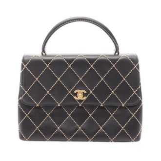 Chanel Pre-owned Wild Stitch Leather Handbag - unisex - Chanel Vintage - Vintage Handbags - Black - ONE SIZE - Pre-owned