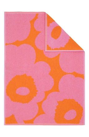 Marimekko Unikko Hand Towel in Orange at Nordstrom, Size One Size Oz