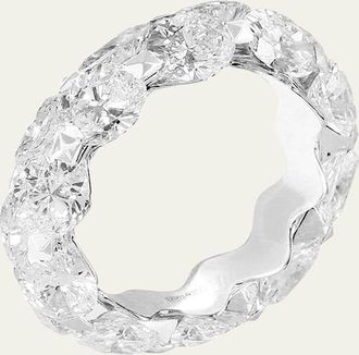 Boghossian White Gold Merveilles Ring with Diamonds