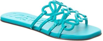 Loewe Petal Anagram Leather Sandal