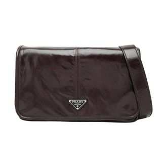 Prada Cross Body Bags, male, Brown, ONE SIZE, Borsa a tracolla media
