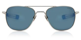 Randolph Aviator Polarized AF265 Mens Sunglasses Gold Size 55