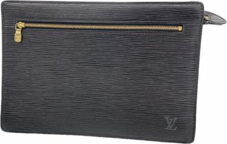 Louis Vuitton Noir Clutch Bag (Pre-Owned)