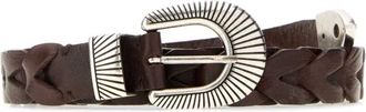 Golden Goose Belt Juno - female - Golden Goose - Belts - Brown - 75 CM - Accessories