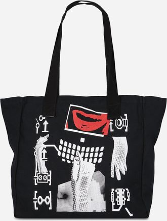 Cav Empt Lips Display Tote Bag Black