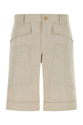 Burberry Sand Wool Bermuda Shorts
