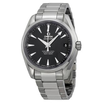 Omega Aqua Terra Black Dial Stainless Steel Mens Watch 23110392101002