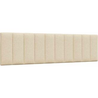 vidaXL Cuscino Testiera Crema 180 cm in Tessuto Vidaxl