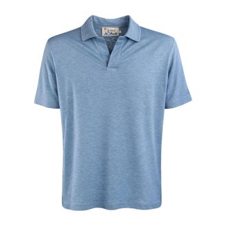 MC2 Saint Barth Polo Shirts, male, Blue, Size: 2XL Fraser Polo