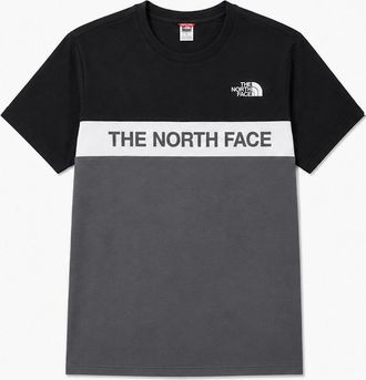 The North Face Mens The North Face Mens Colour Block T Shirt in Black - Size: 38