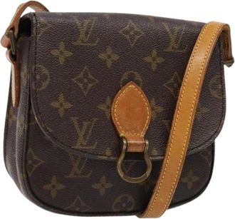 Louis Vuitton Pre-owned Cross Body Bags, female, Brown, Size: ONE SIZE Pre-owned Canvas Cross Body Bag
