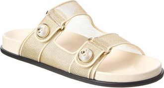 Jimmy Choo London Fayence Mesh & Leather Sandal