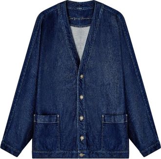 Giorgio Armani Zz 105 Denim Giacca - Dames - Spijkerjassen - Blauw - L - Denim - Jassen