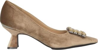 Alma En Pena Square Toe Hak Schoenen - Dames - Pumps - Bruin - 38 EU - Schoenen