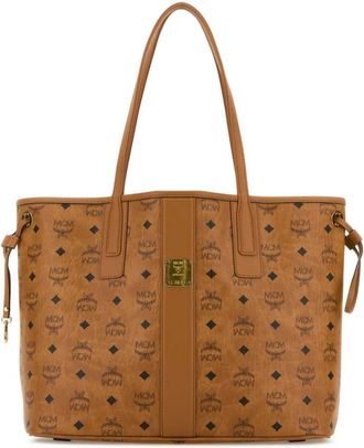 MCM Brown Medium Liz Tote Bag