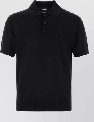 Dsquared2 wool polo shirt