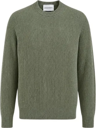 Amaranto B9Ac 0010 73M Jersey de Cuello Redondo - Knitwear - Hombre - Verde - XL