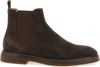 Brunello Cucinelli Brown Chelsea Ankle Boots