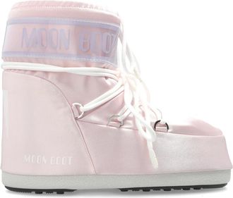 Moon Boot Icon Low Pearly Boots - Dames - Winterlaarzen - Roze - 36 EU - Leer - Schoenen