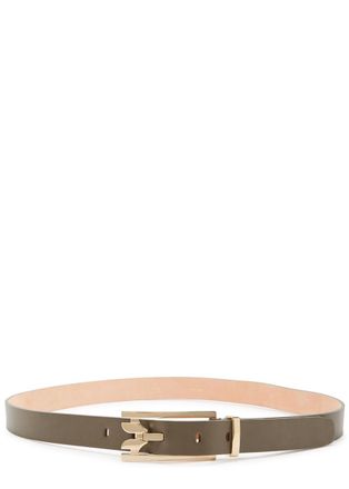 Victoria Beckham Dorian Leather Belt - Brown - 100 (UK18 / Xxl)