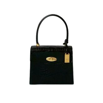Louis Vuitton Pre-owned Mini Mallette Handtas van Krokodillenleer - Dames - Pre-owned - Zwart - Maat: ONE Size Leer
