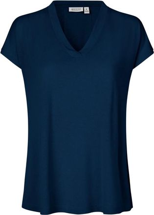 Masai Mouwloze Top - Dames - T-shirts - Blauw - XL - Tops