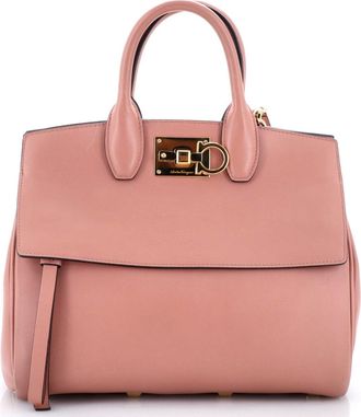 Ferragamo Studio Satchel Leather Small