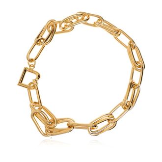 Balenciaga Collar de lat&oacute;n - Accessories - unisex - Amarillo - M