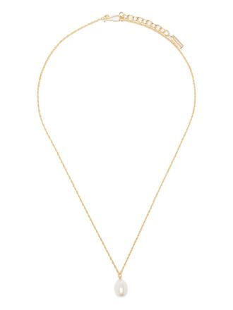 Completedworks In the Cloud pearl-pendant necklace - women - Freshwater Pearl/18kt Rose Gold Plated Sterling Silver - One Size