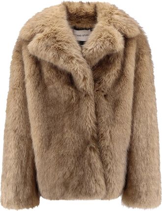 Stand Studio Valentina Faux Leather Coat-Donna