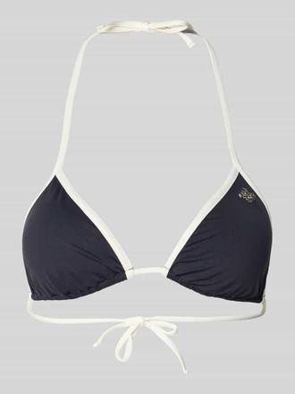 Guess Bikini-Oberteil mit Logo-Applikation Modell Niki in Black, Gr&ouml;&szlig;e XL