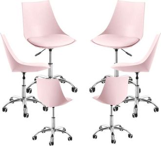 Regalos Miguel Regalos Miguel - Packs Sillas - Pack 6 Sillas Blok Office - Rosa