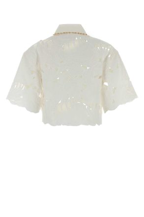 Zimmermann Embroidered Shirt - White